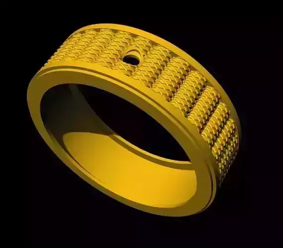 solitaire ring 3dm file