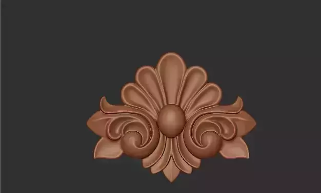 50 ornament imm brush with  stl files 3D print model