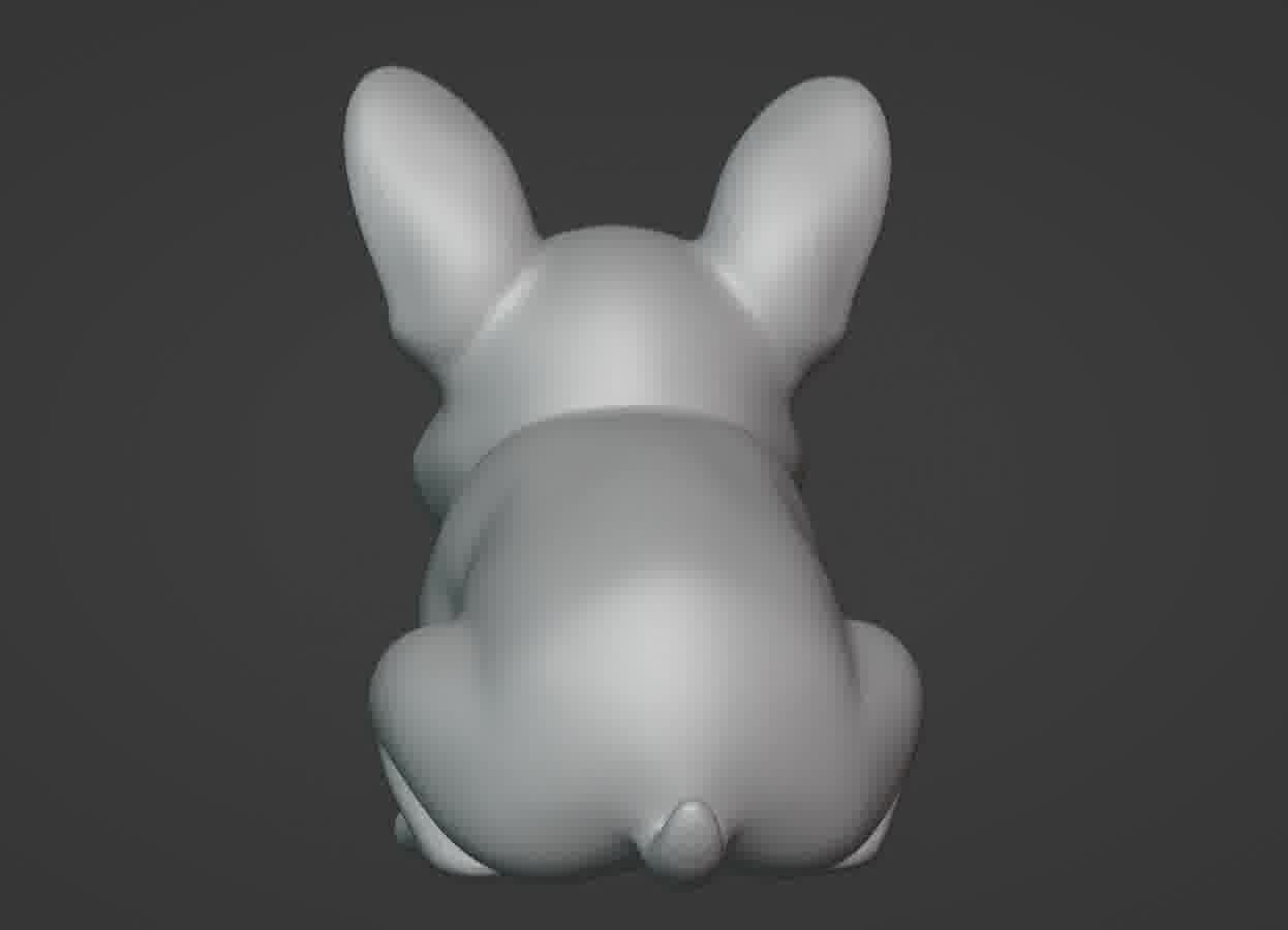 French Bulldog Puppy 3D print model_29