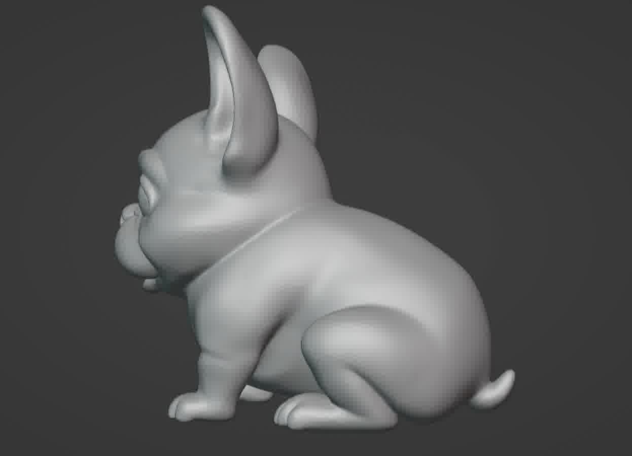 French Bulldog Puppy 3D print model_37