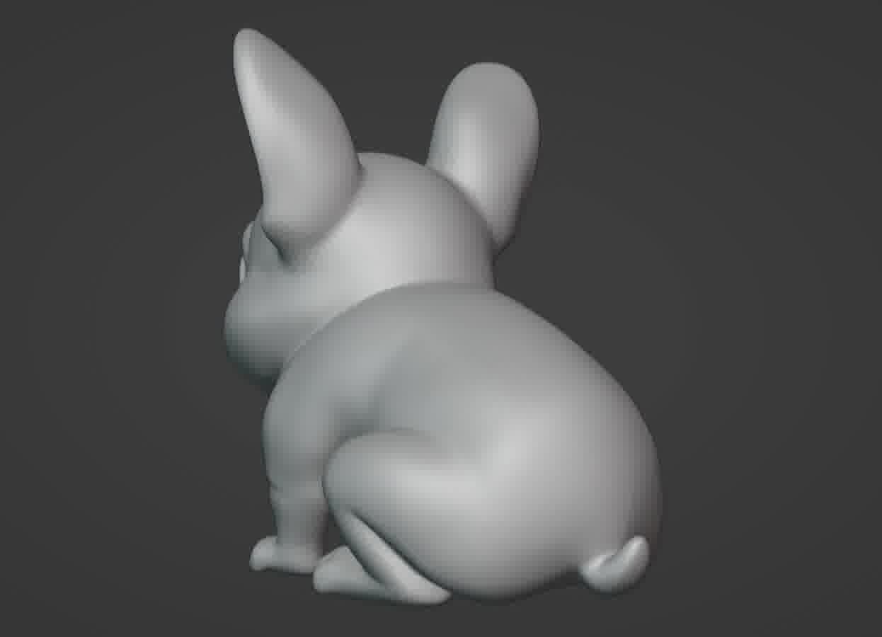 French Bulldog Puppy 3D print model_33