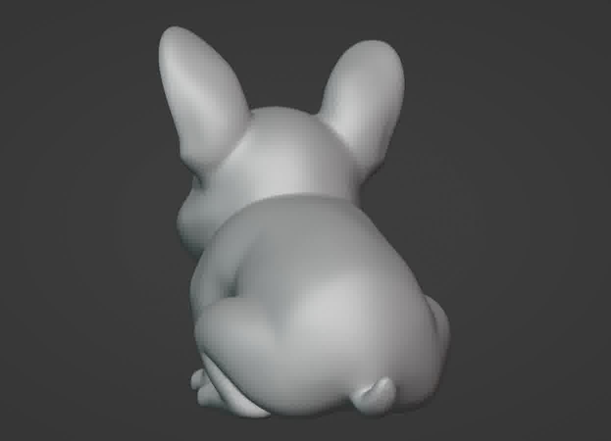 French Bulldog Puppy 3D print model_31