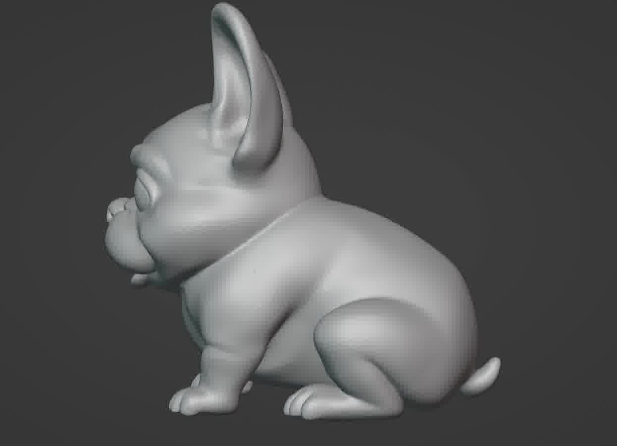 French Bulldog Puppy 3D print model_38