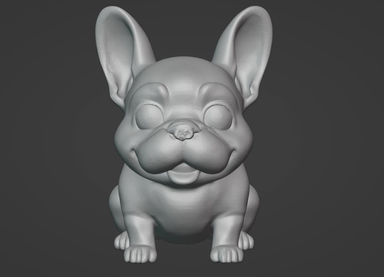 French Bulldog Puppy 3D print model_4