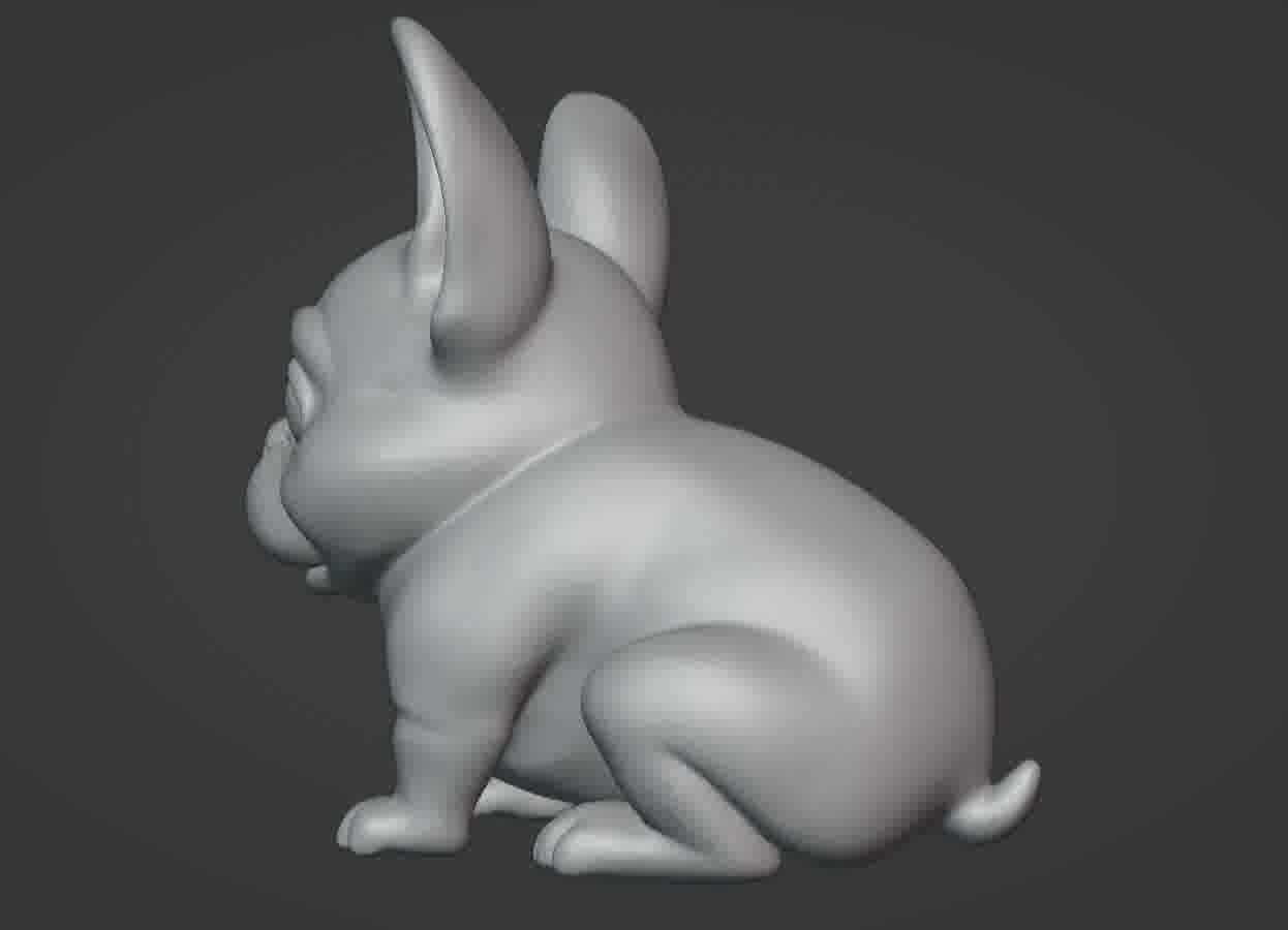 French Bulldog Puppy 3D print model_36