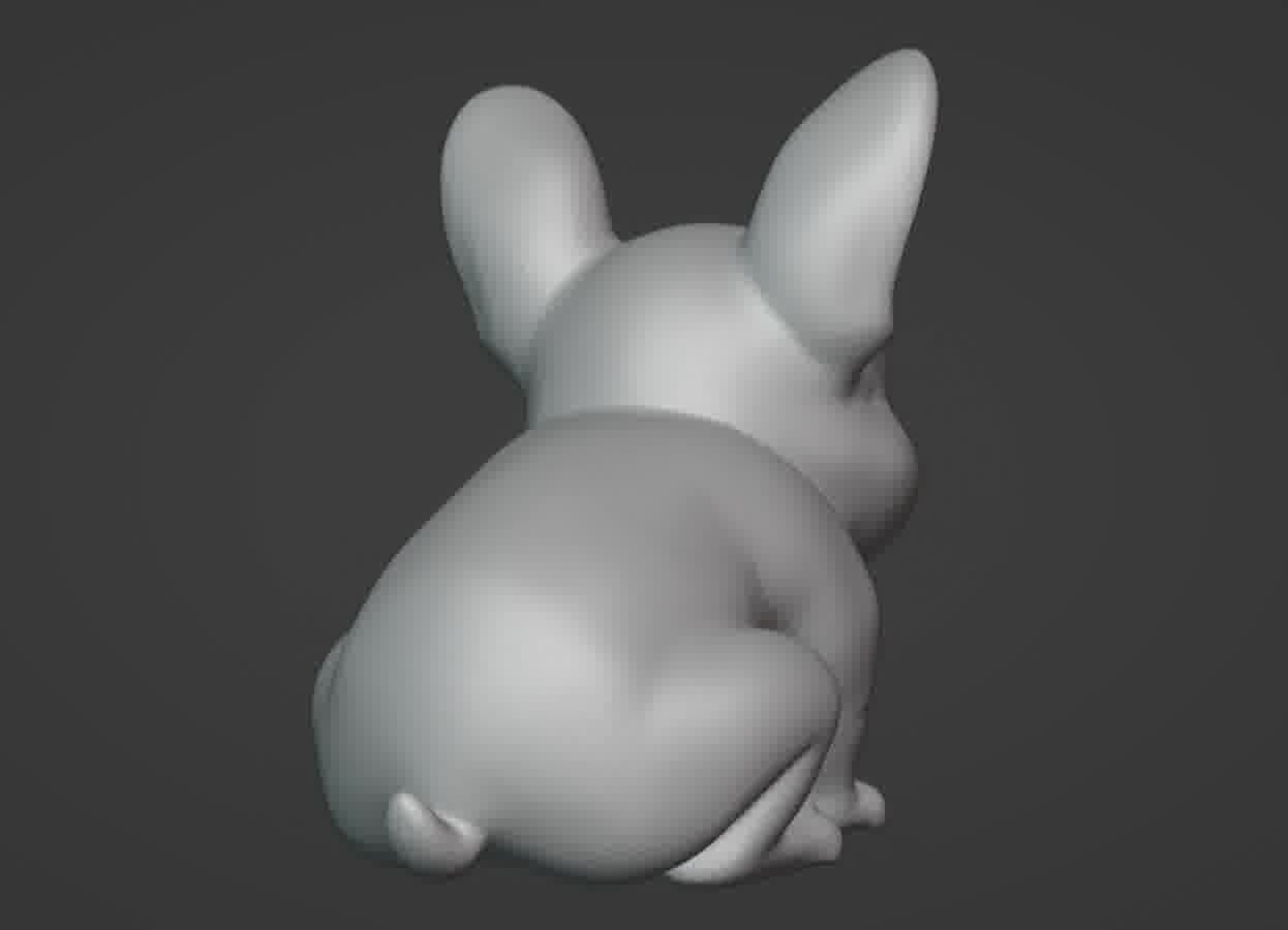 French Bulldog Puppy 3D print model_25
