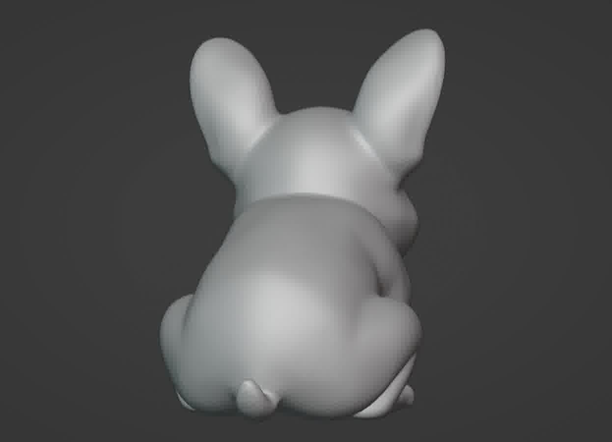 French Bulldog Puppy 3D print model_27