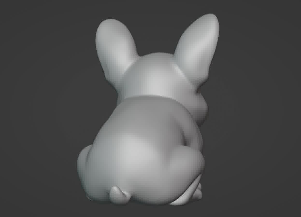 French Bulldog Puppy 3D print model_26