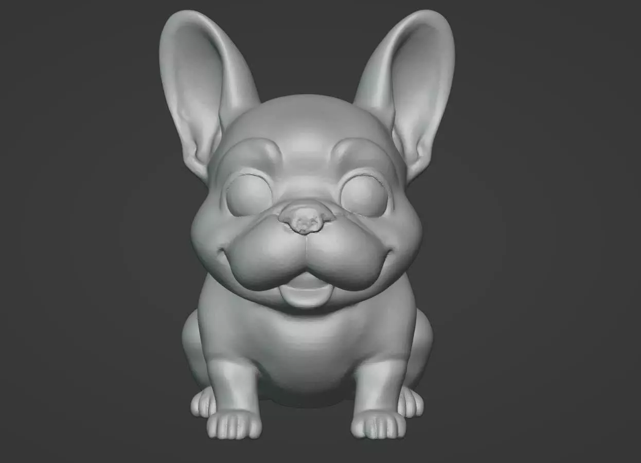French Bulldog Puppy 3D print model_0