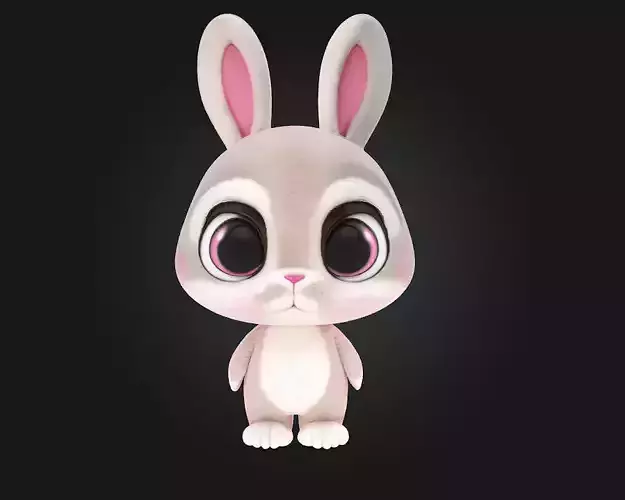 Fluffy Bunny  A Bundle of Bounce  Whiskers and Wonder