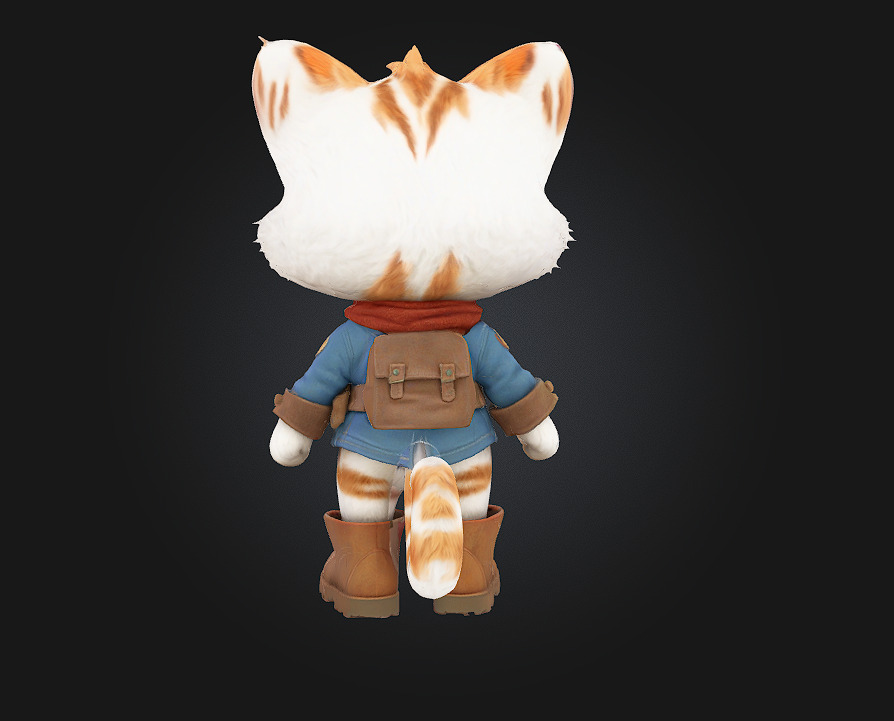 Adventure Cat in Boots  Whiskers Wits and a Whole Lot of Swagger 3D model_3