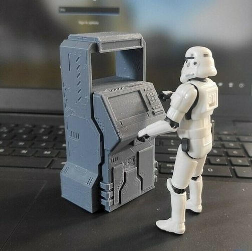 CUSTOM SCI FI ATM for STAR WARS and Other DIORAMA 3D model