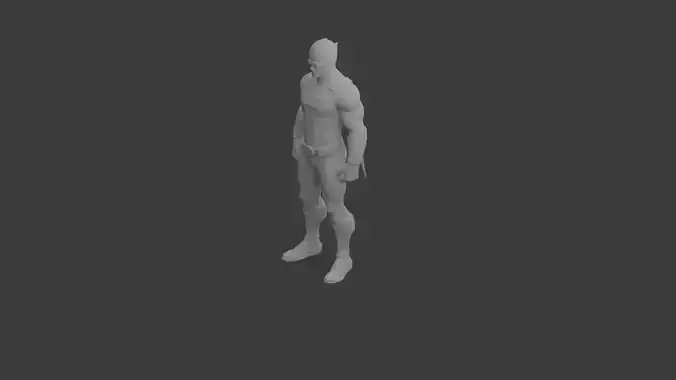 3D Superhero Character Model