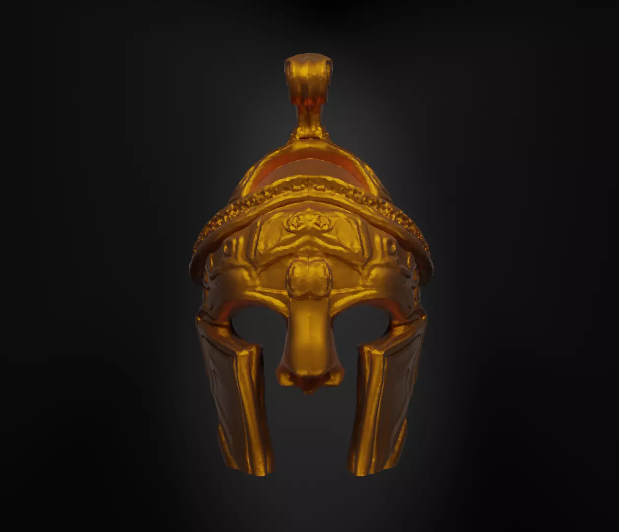 Spartian Gladiator Face Mask - Gladiator  Embroidered Mask  3D print model_0
