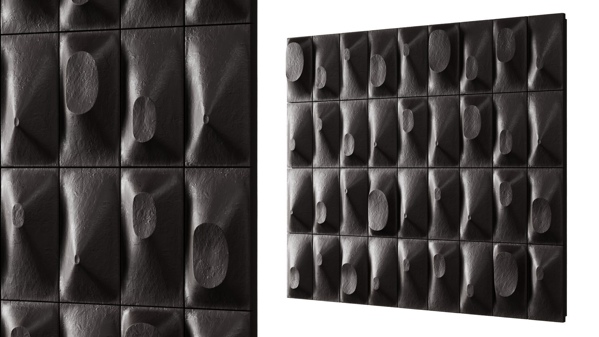 Wall art panel 06 LOuef centre dEtudes Ceramic 3D model_1