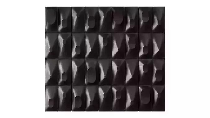 Wall art panel 06 LOuef centre dEtudes Ceramic 3D model