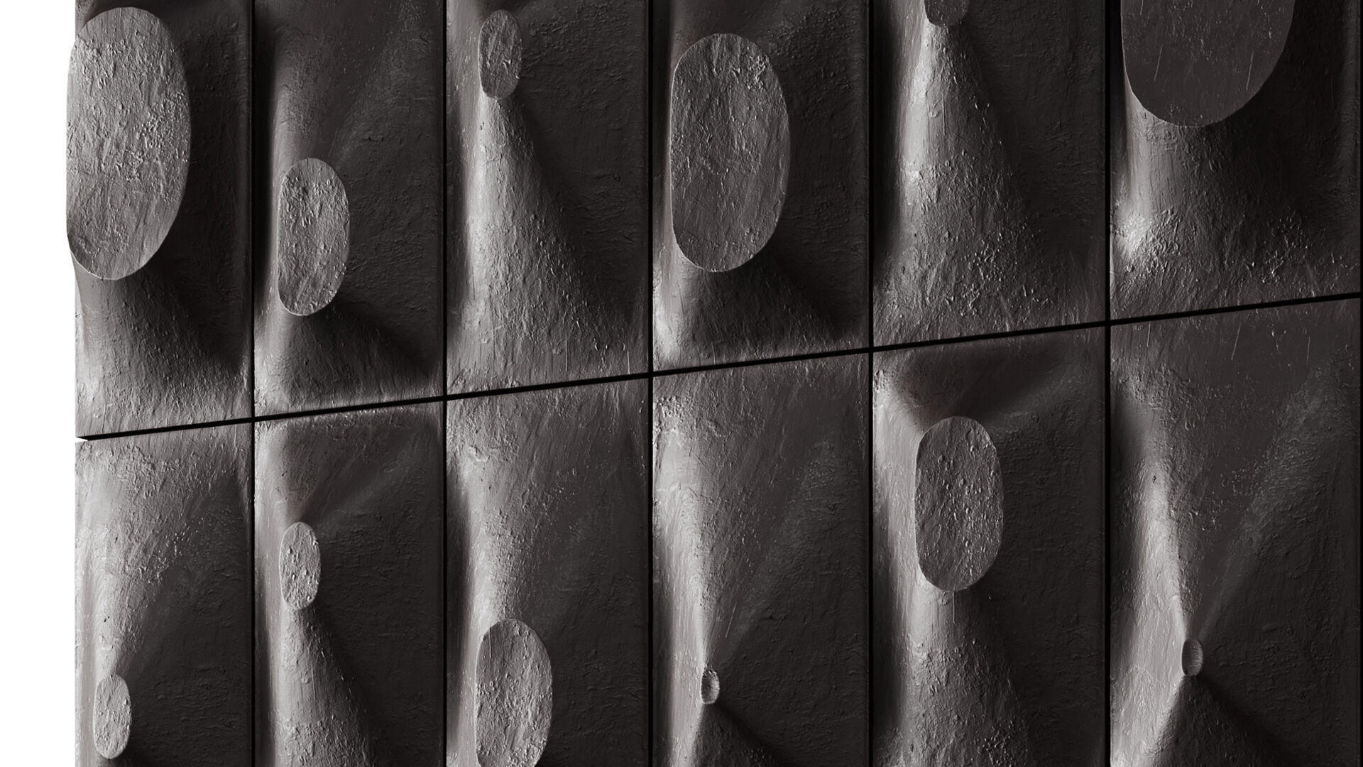 Wall art panel 06 LOuef centre dEtudes Ceramic 3D model_6