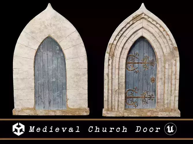 Medieval Church Door 