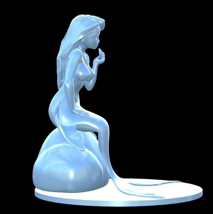 Sexy Little Mermaid 3D print model_2