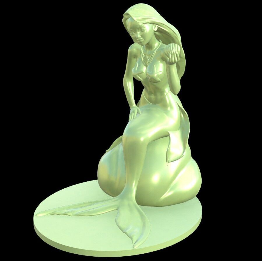 Sexy Little Mermaid 3D print model_3