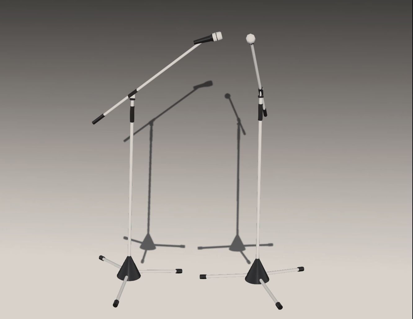 Microphone 001 Low-poly 3D model_0