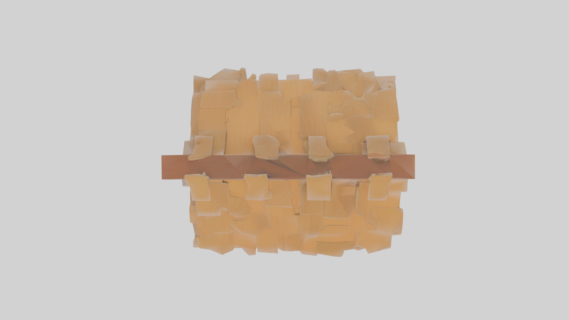 Medieval Market Stall - Roblox Ready Game Asset Low-poly 3D model_11