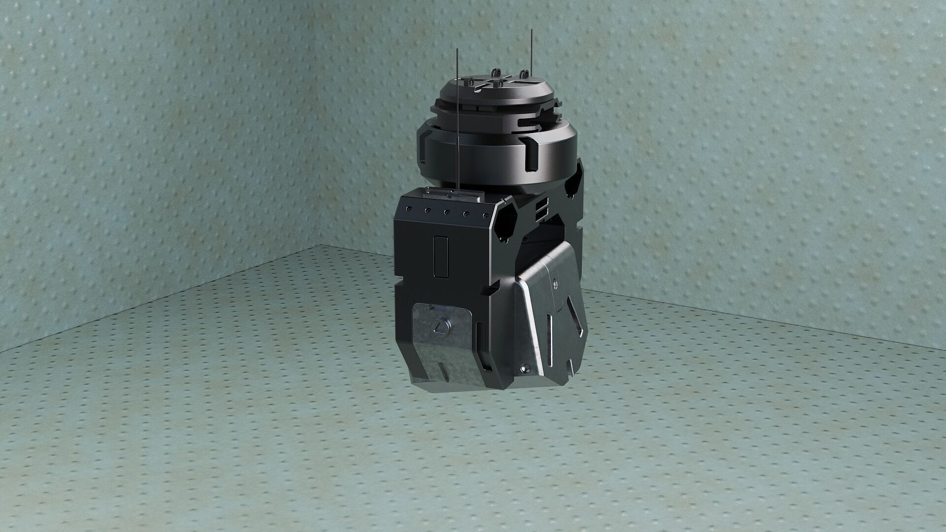 camera dron vol2 scifi planet astro 3D model_4