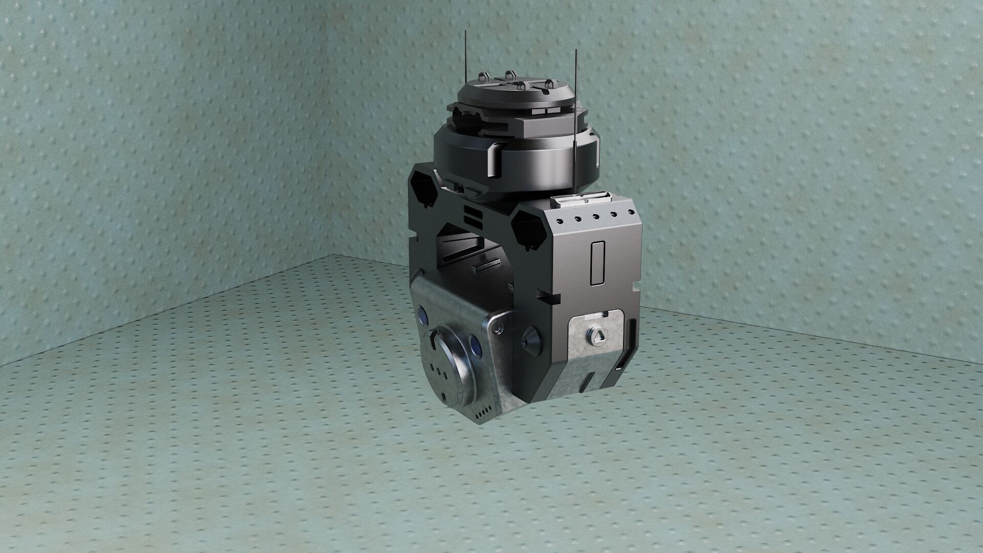 camera dron vol2 scifi planet astro 3D model_5