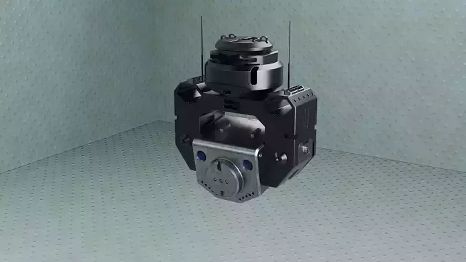camera dron vol2 scifi planet astro 3D model