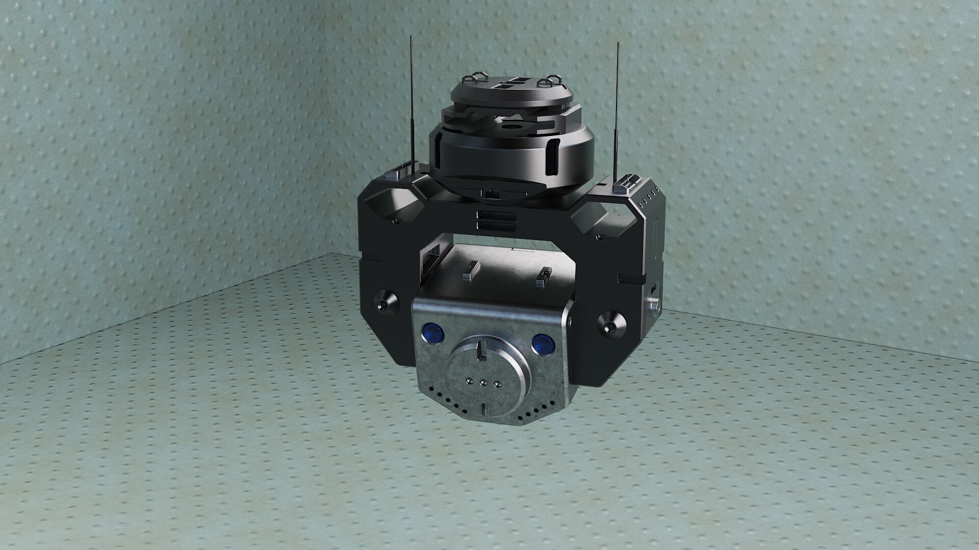 camera dron vol2 scifi planet astro 3D model_6