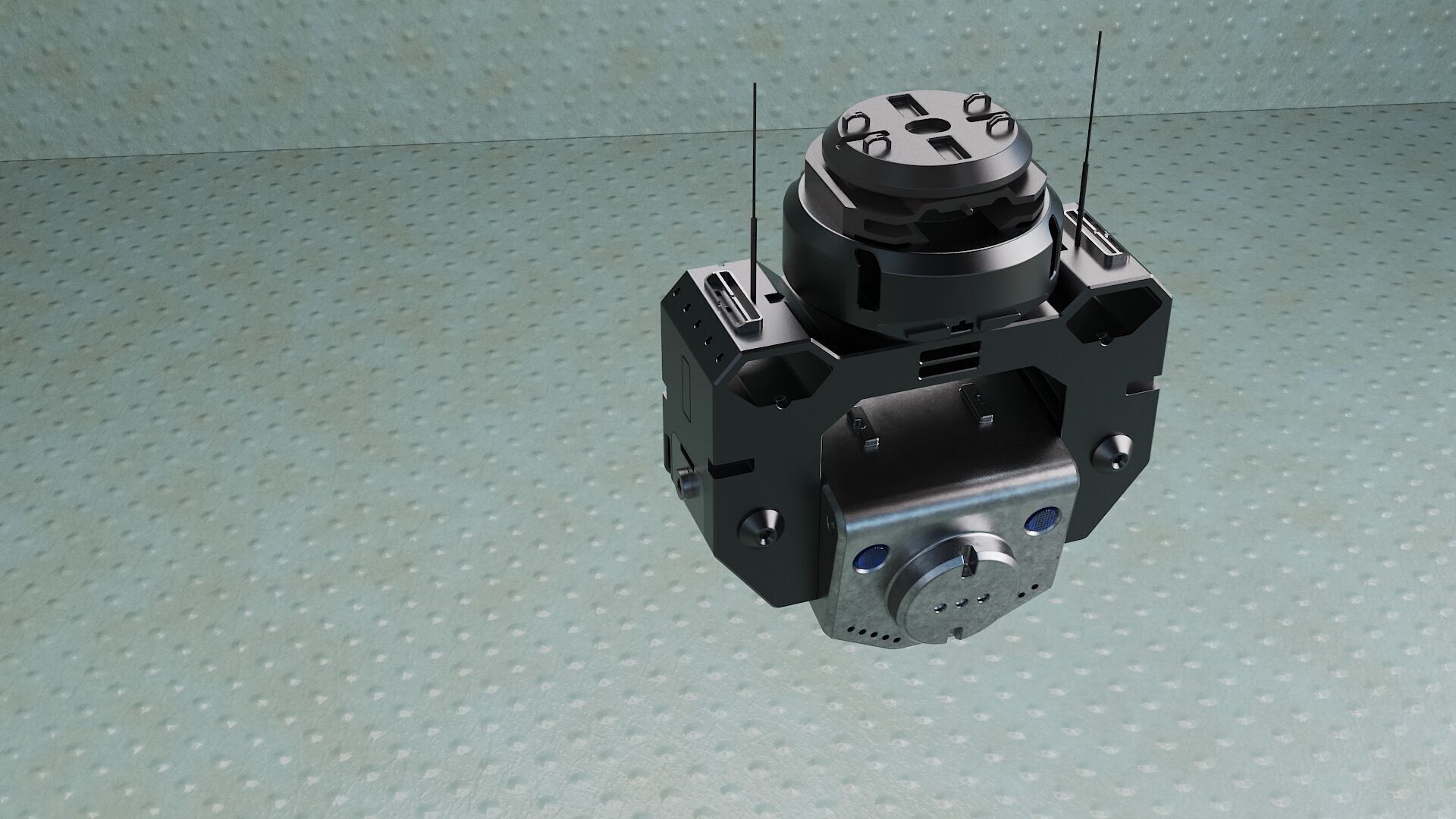 camera dron vol2 scifi planet astro 3D model_7