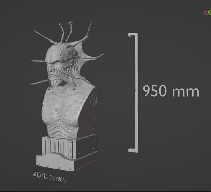 JEEPERS CREEPERS BUSTO 3D print model_11