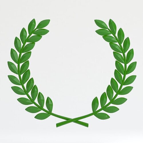 Laurel Wreath Green 3D model