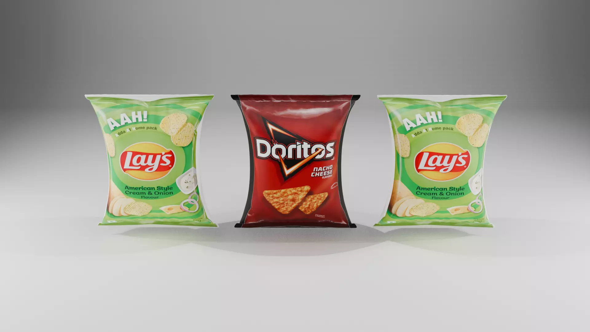 Chips 3D Model Free 3D model