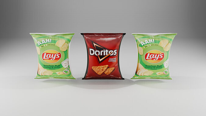 Chips 3D Model Free 3D model