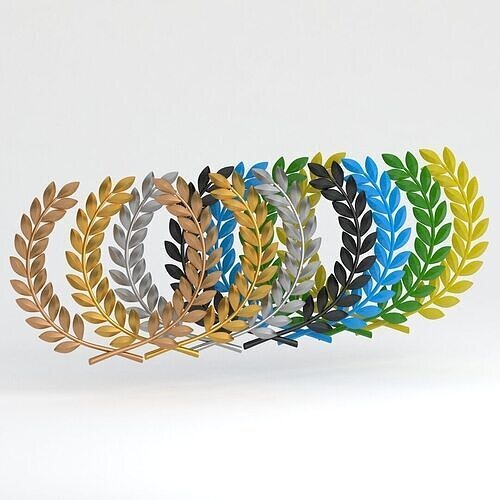 Laurel Wreath Collection 3D model