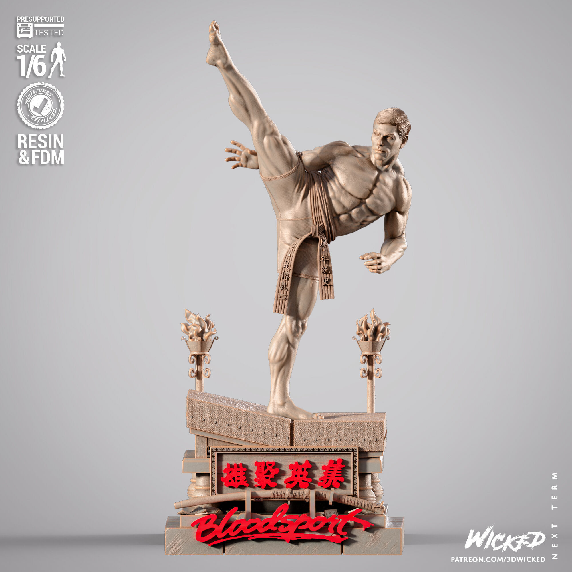 Wicked Movies Frank Dux Sculpture 3D print model_3