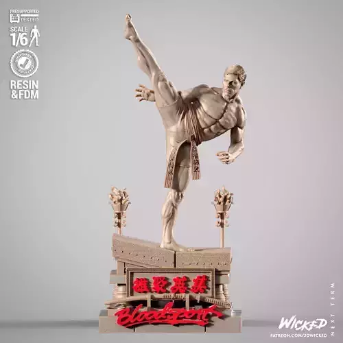 Wicked Movies Frank Dux Sculpture 3D print model