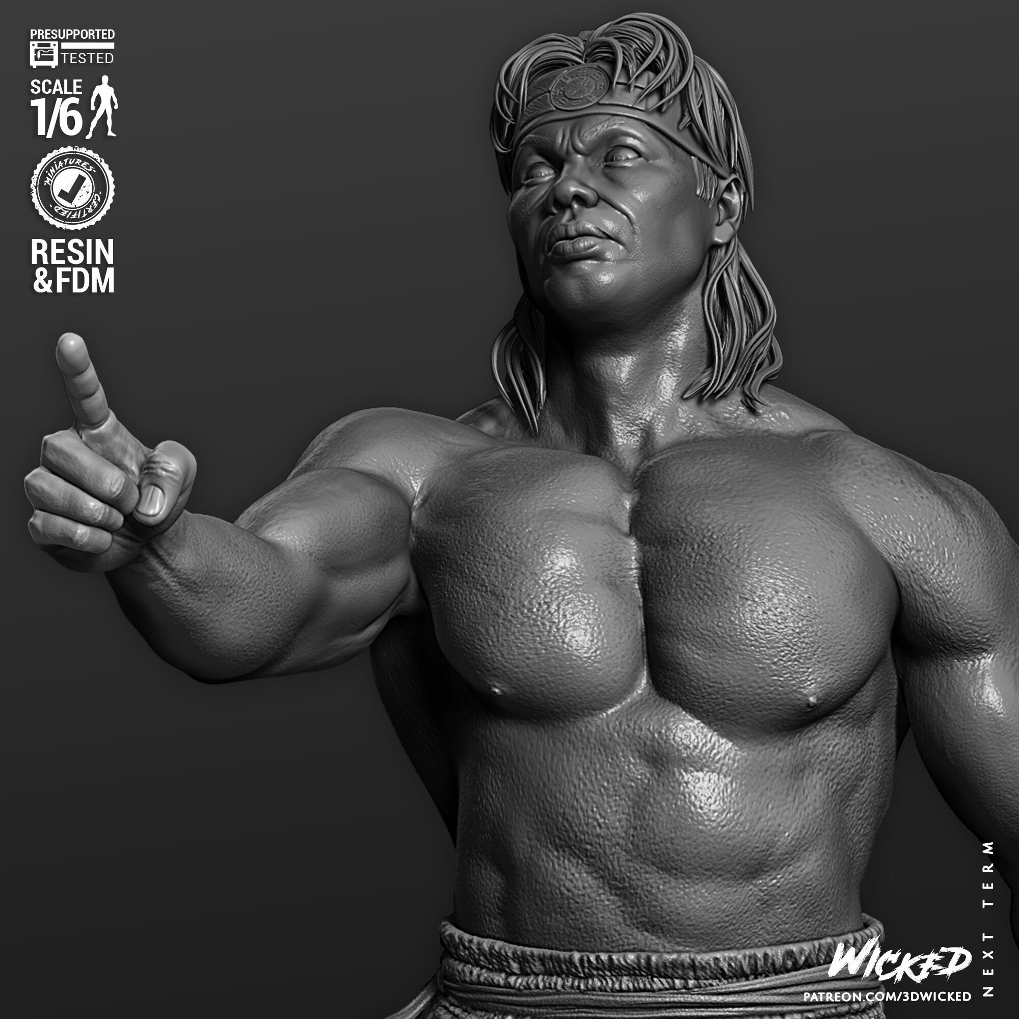 Wicked Movies Chong Li Sculpture 3D print model_37
