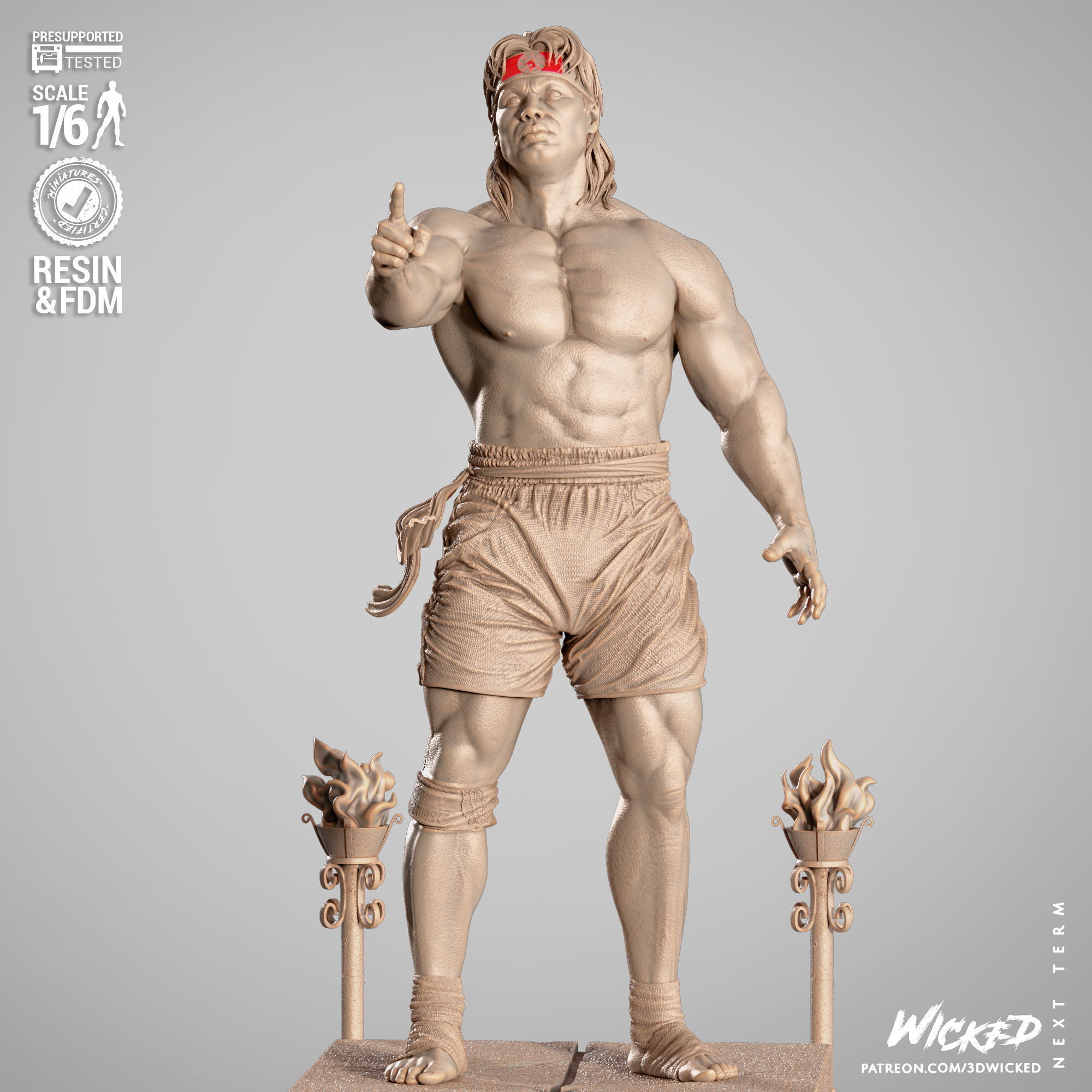 Wicked Movies Chong Li Sculpture 3D print model_4