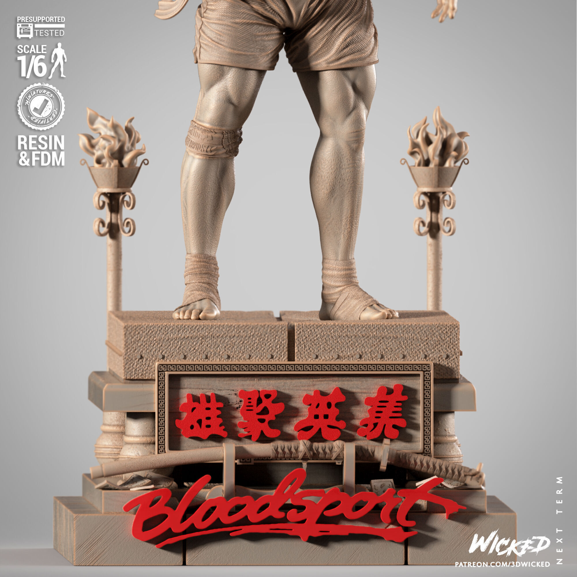 Wicked Movies Chong Li Sculpture 3D print model_23