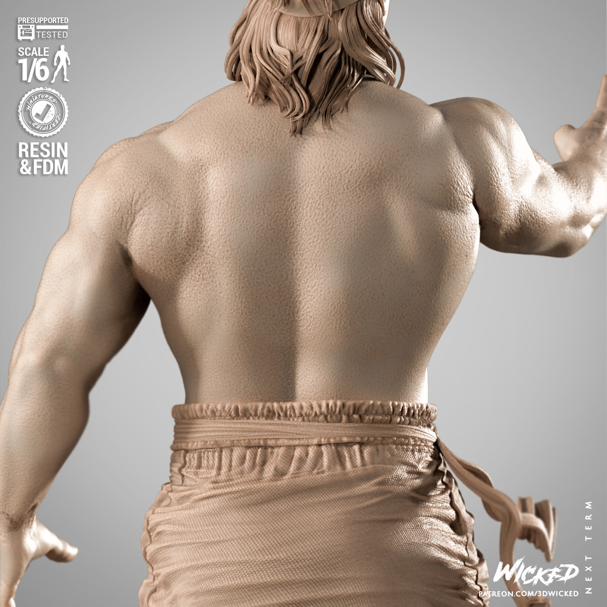 Wicked Movies Chong Li Sculpture 3D print model_19