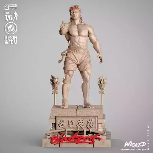 Wicked Movies Chong Li Sculpture 3D print model