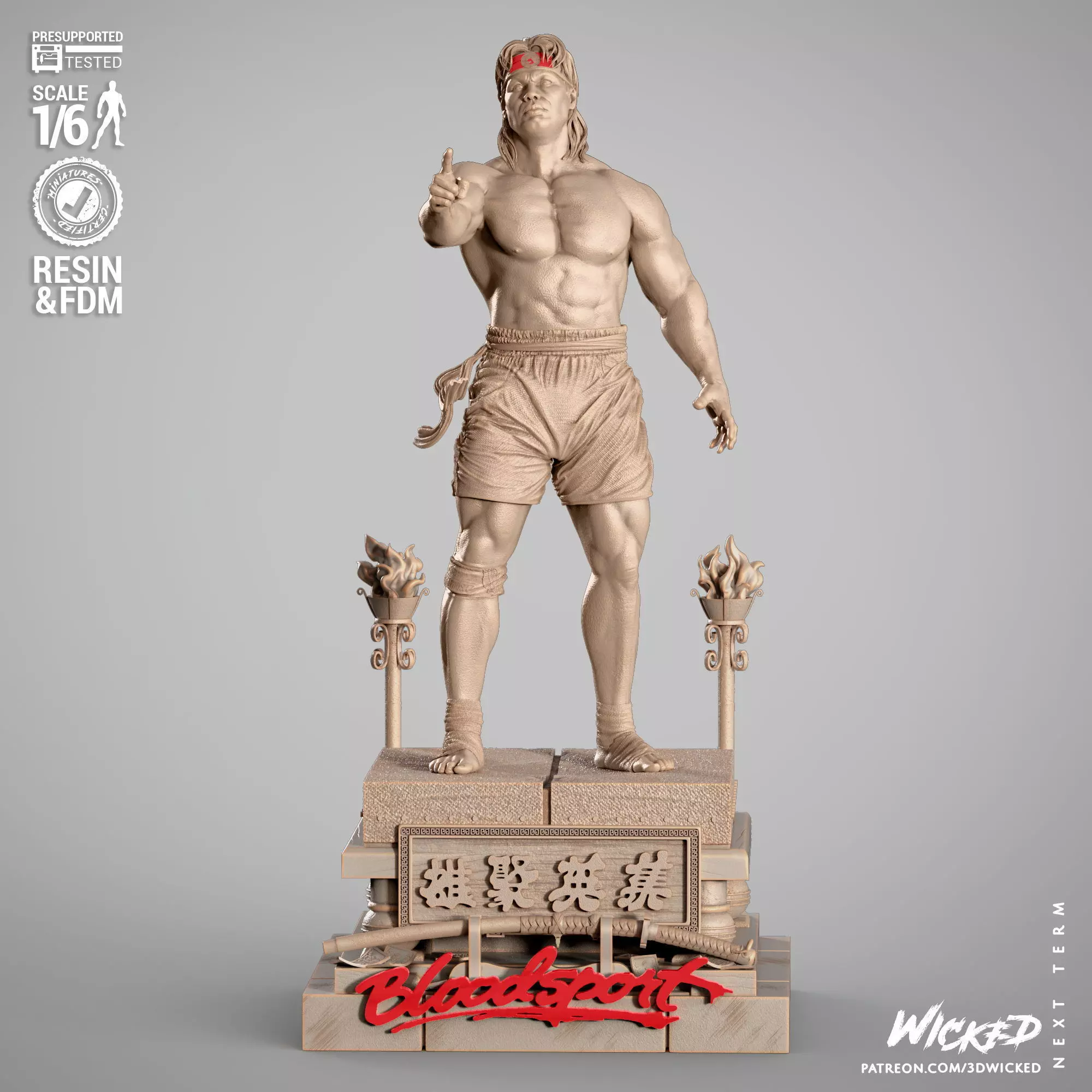 Wicked Movies Chong Li Sculpture 3D print model_0