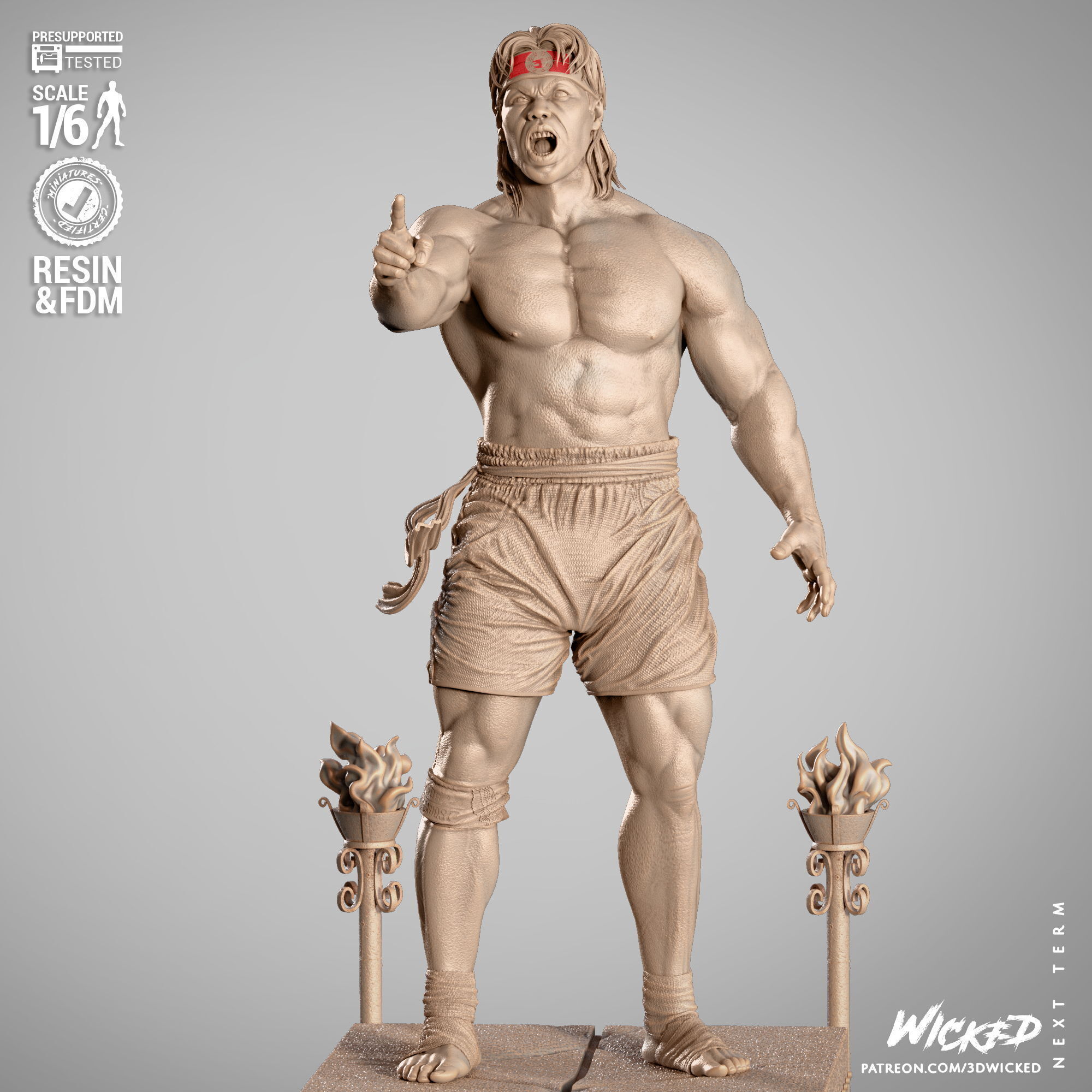 Wicked Movies Chong Li Sculpture 3D print model_7