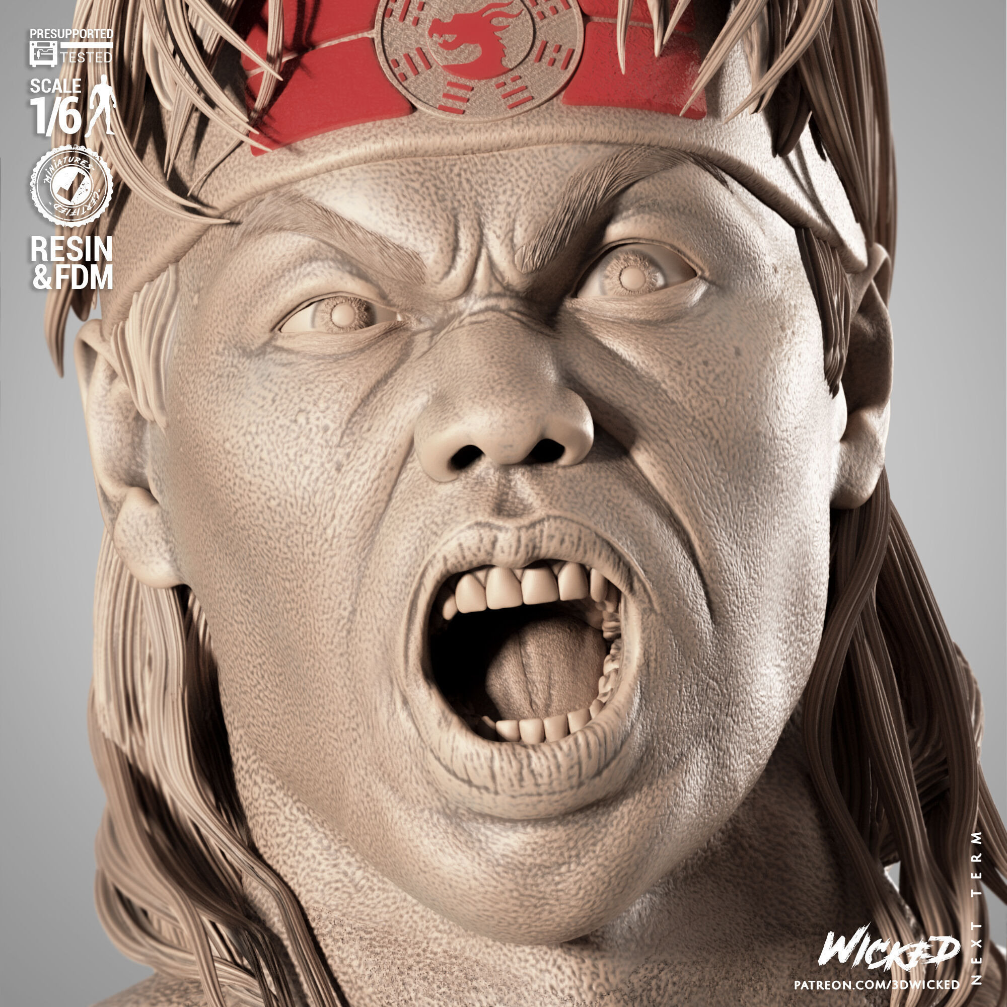 Wicked Movies Chong Li Sculpture 3D print model_20