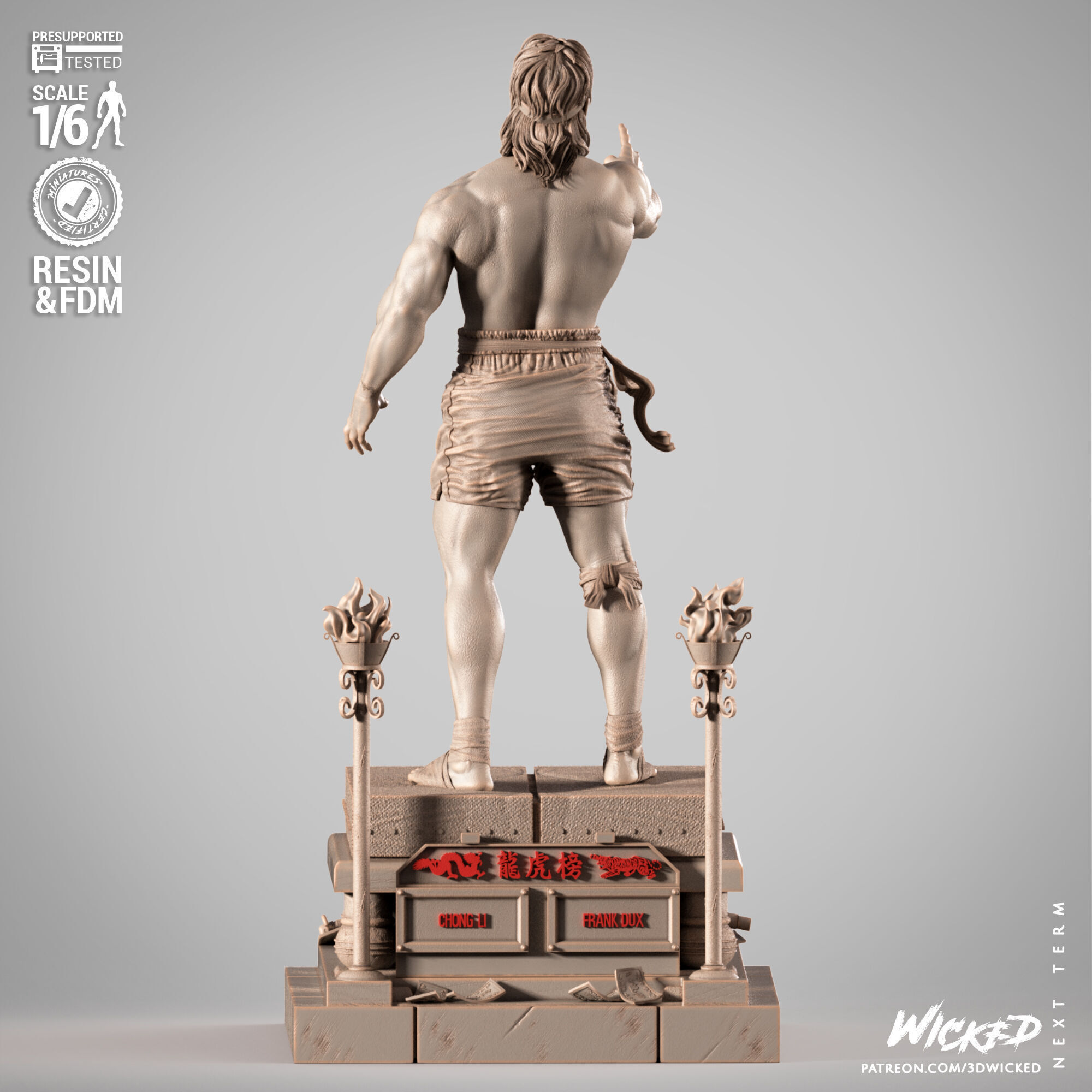 Wicked Movies Chong Li Sculpture 3D print model_24