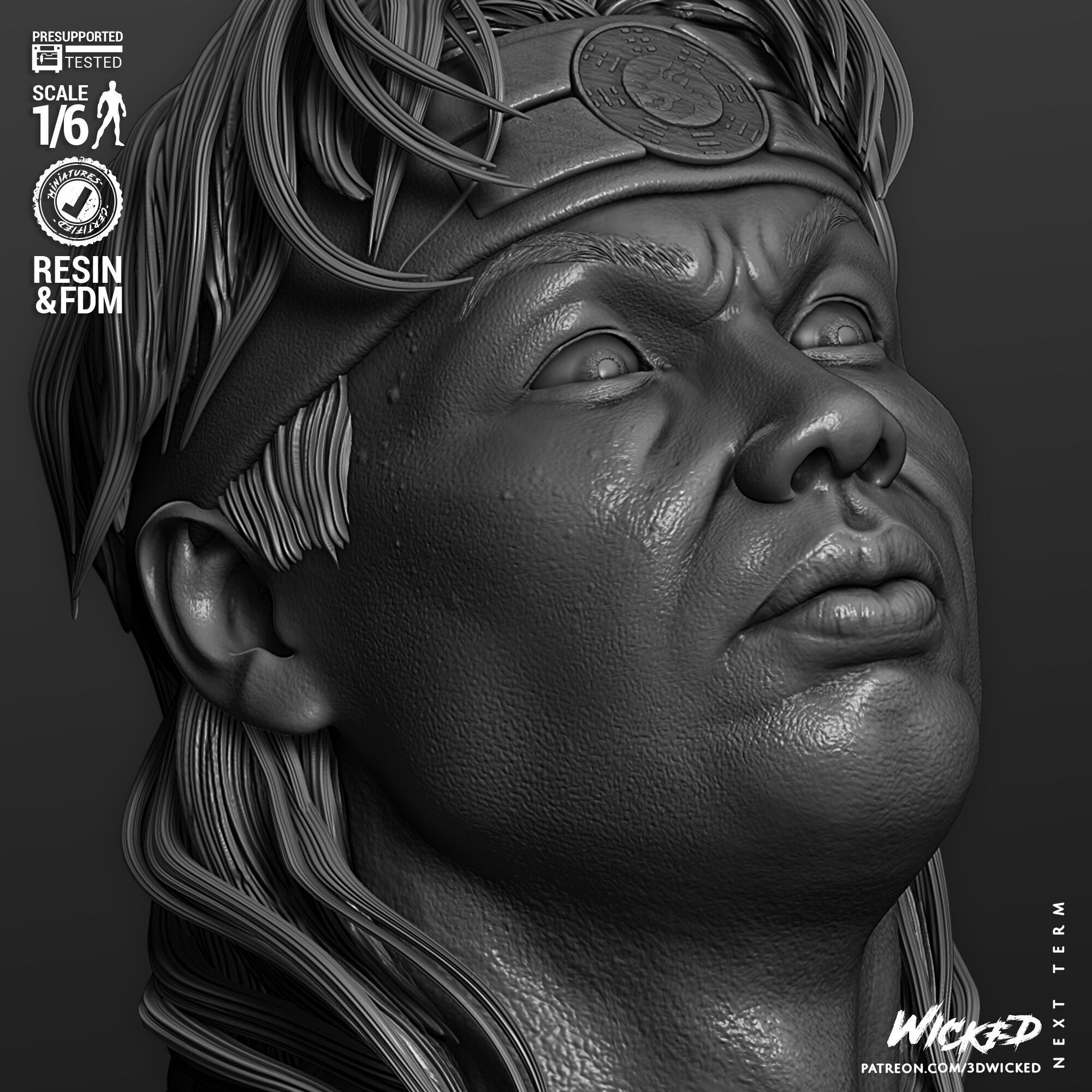 Wicked Movies Chong Li Sculpture 3D print model_33