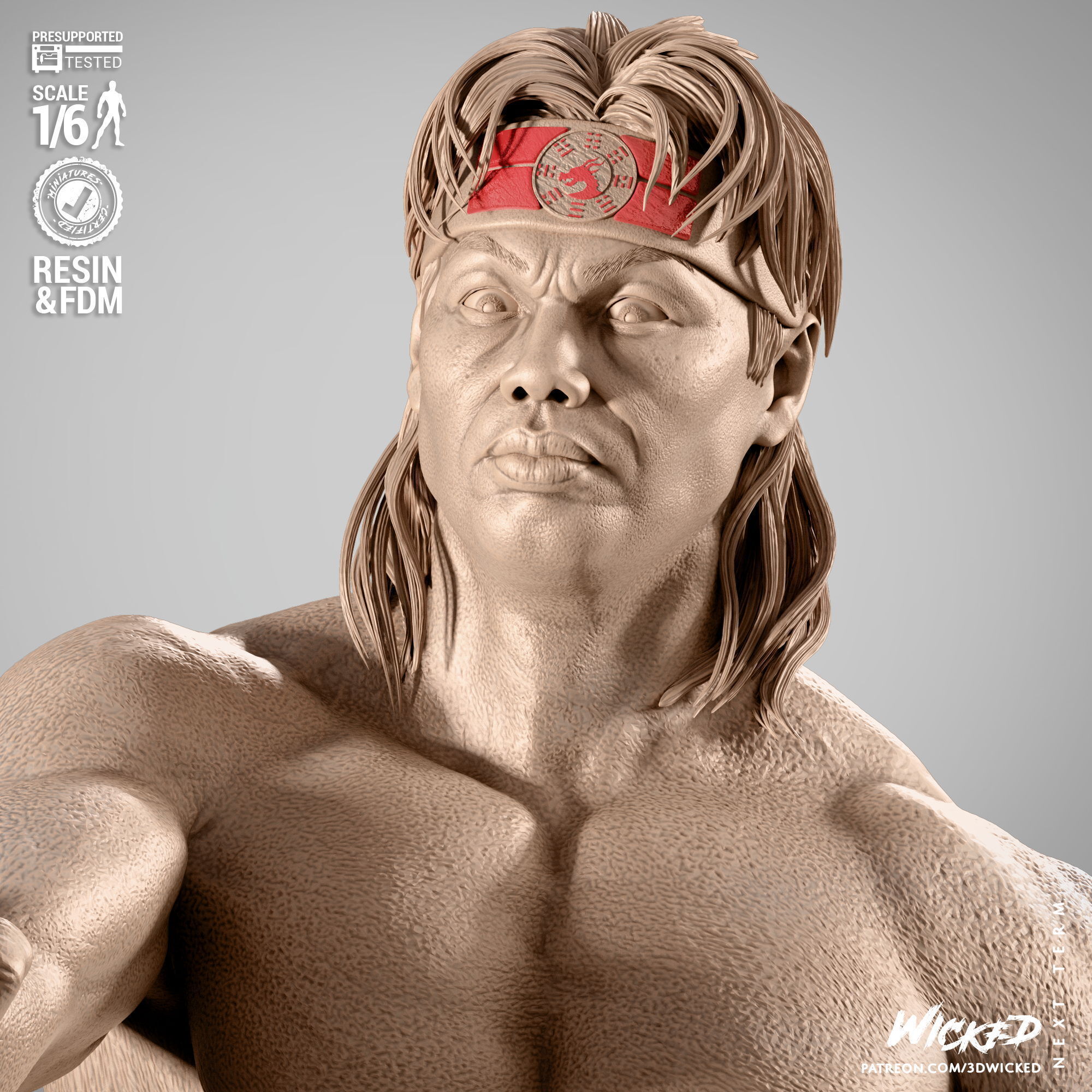 Wicked Movies Chong Li Sculpture 3D print model_11