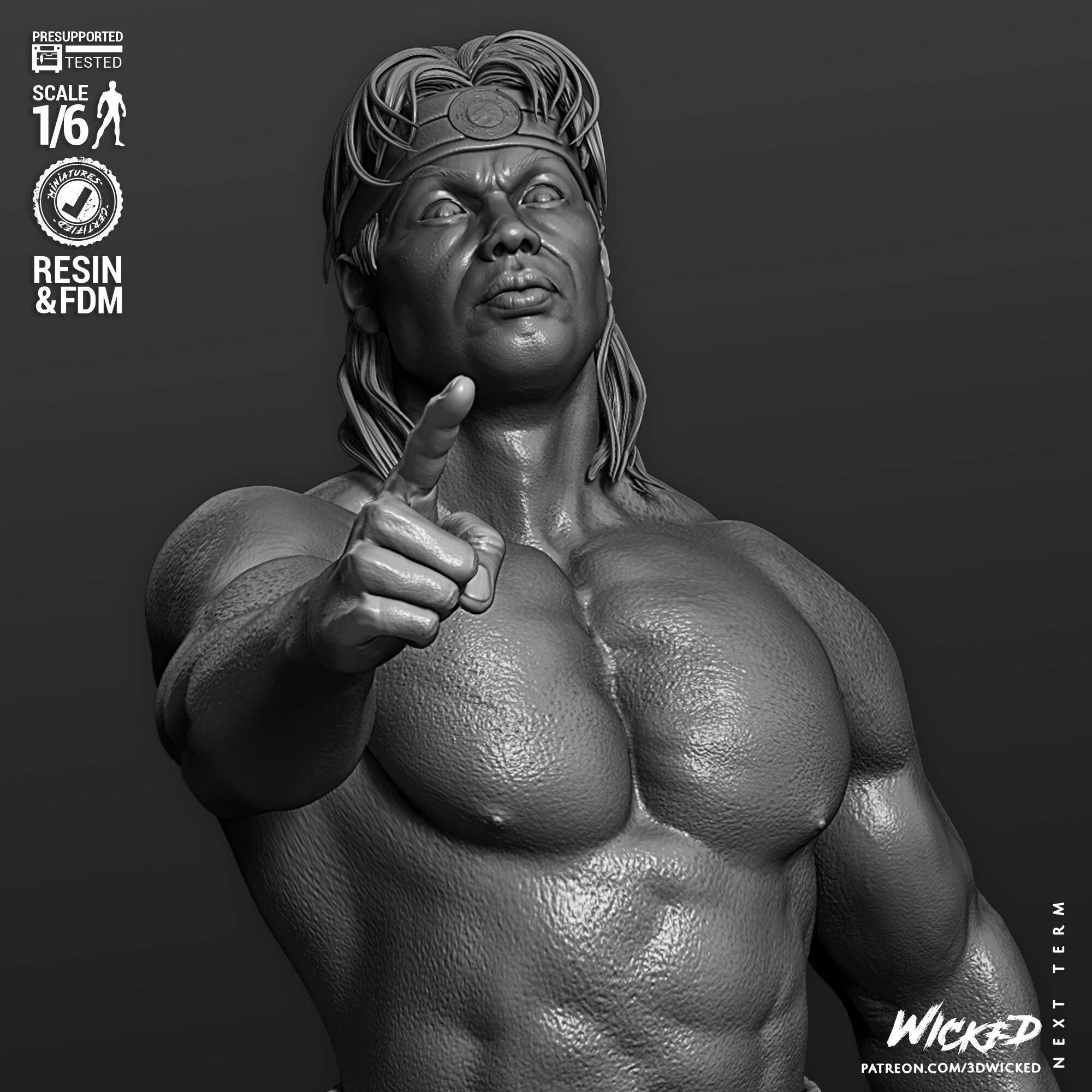 Wicked Movies Chong Li Sculpture 3D print model_28